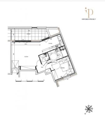 Appartement - 58 m² - 2 pièces