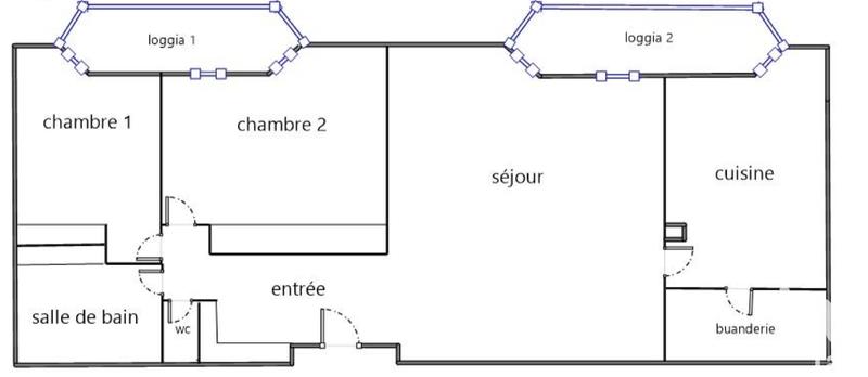 Appartement - 97 m² - 4 pièces
