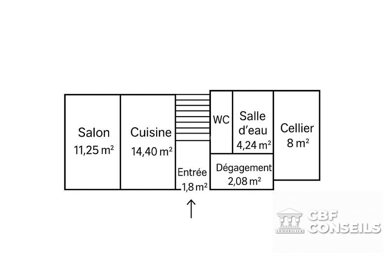 Maison - 67 m² - 3 pièces