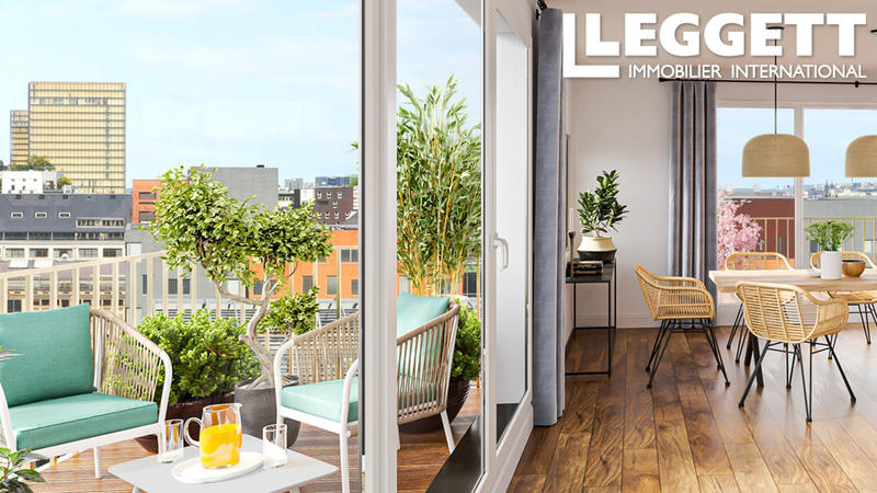 Appartement - 50 m² - 2 pièces