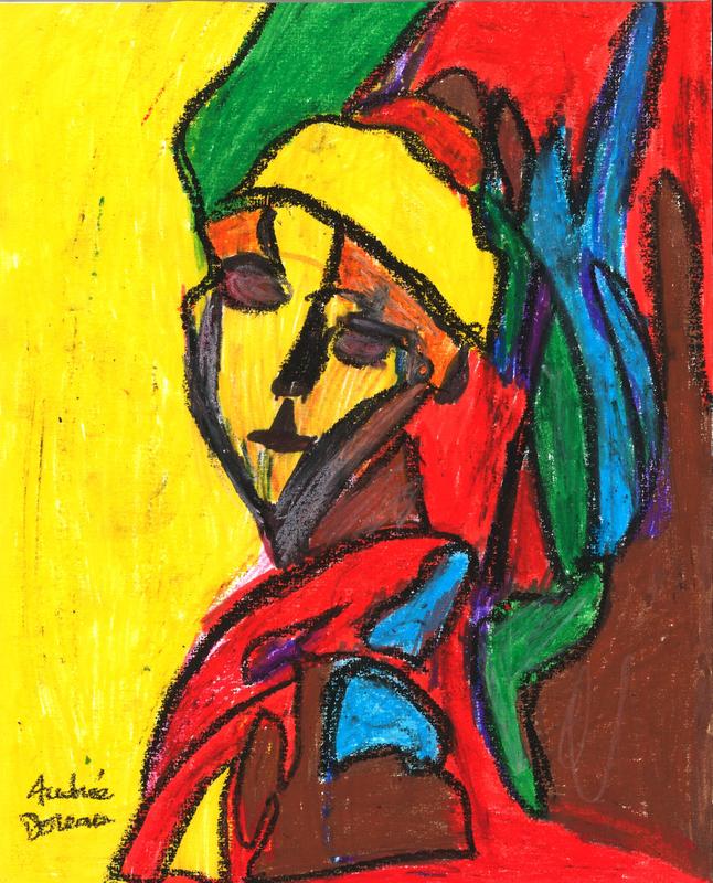 Exposition de peintures, au restaurant de la Tour