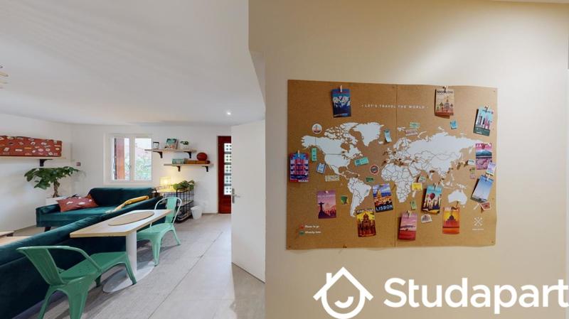 Chambre - 11 m² - 1 pièce