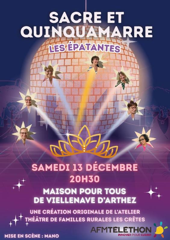 Téléthon - Théâtre : Sacre et Quinquamarre