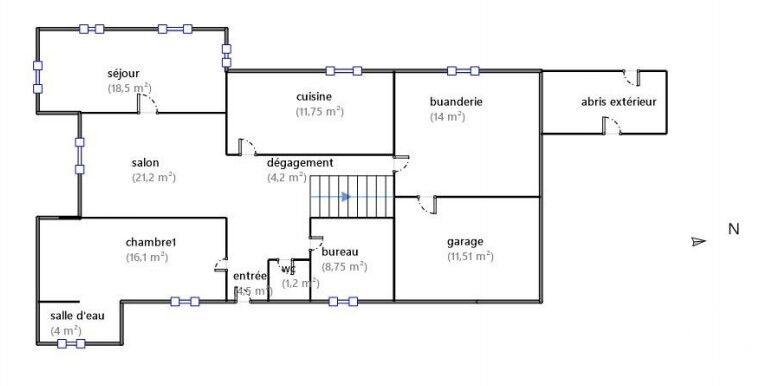 Maison - 150 m² - 7 pièces