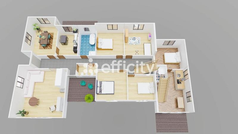 Maison - 260 m² - 12 pièces