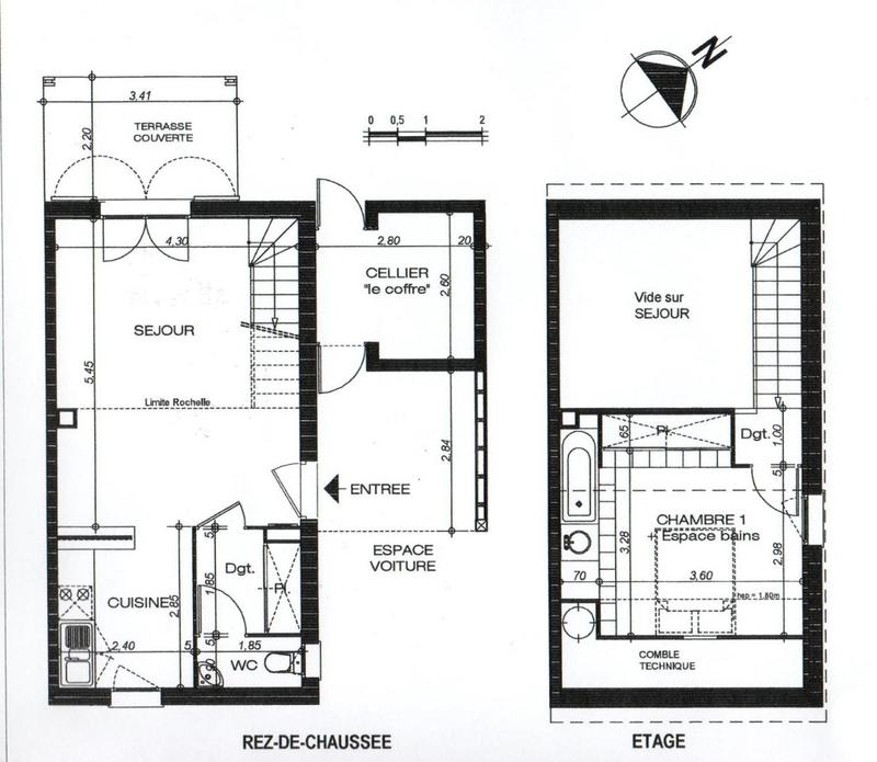 Maison - 47 m² - 2 pièces