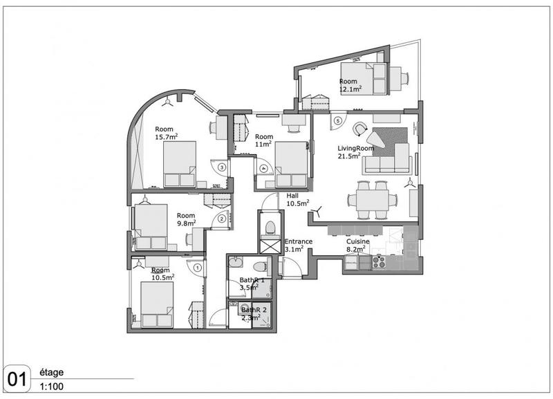Appartement - 109 m²