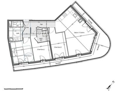 Appartement - 81 m² - 4 pièces