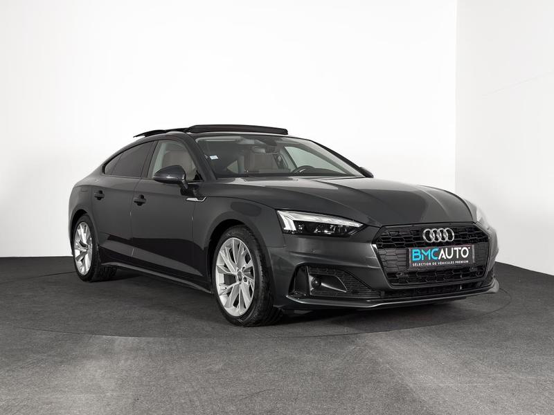 Audi A5 Sportback 35 Tdi 163ch s-Tronic Mhev Ja18 Toit Ouvrant Matrix Led Cuir Chauf Camera Attelage