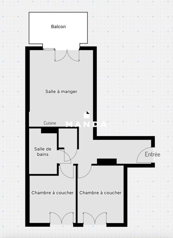 Appartement - 63 m² - 3 pièces