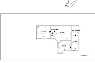 Appartement - 35 m² - 2 pièces