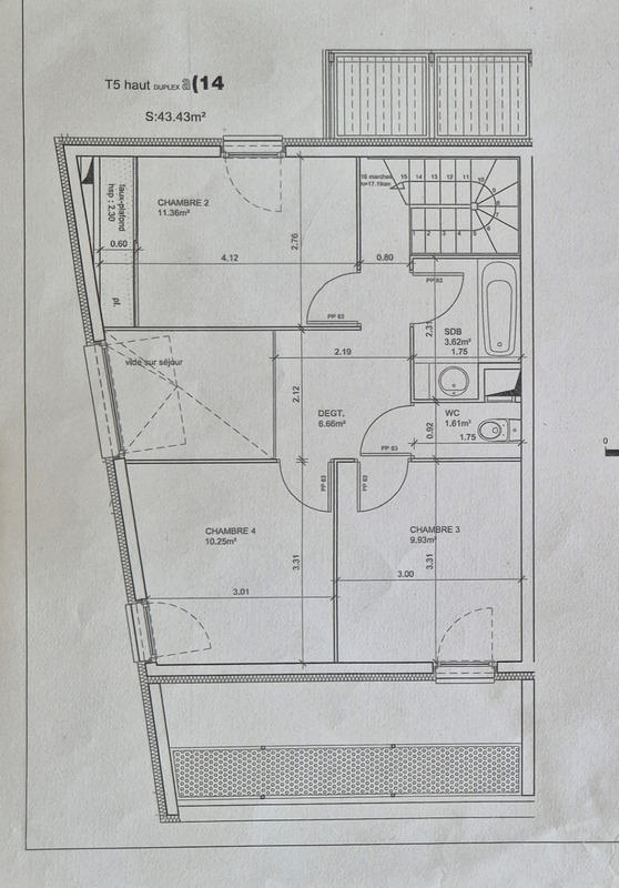Duplex - 93 m² - 5 pièces