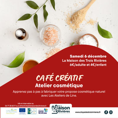 Café créatif - Atelier cosmétique