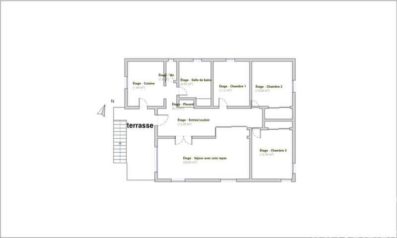 Maison - 200 m² - 7 pièces