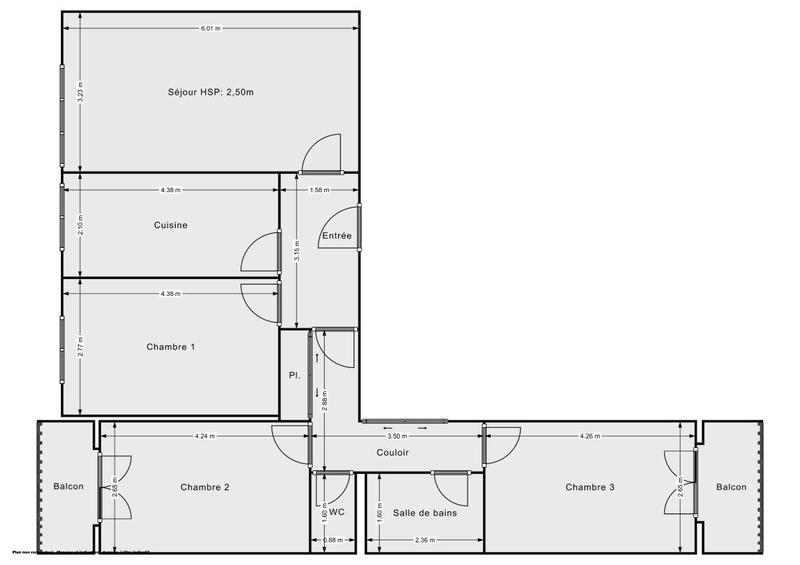 Appartement - 79 m² - 4 pièces