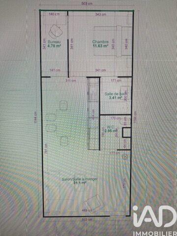 Appartement - 54 m² - 2 pièces