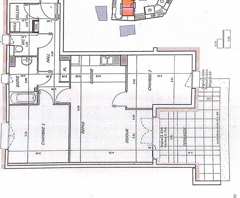 Appartement - 61 m² - 3 pièces