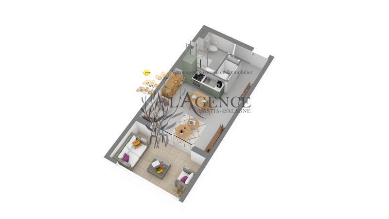 Appartement - 28 m² - 1 pièce