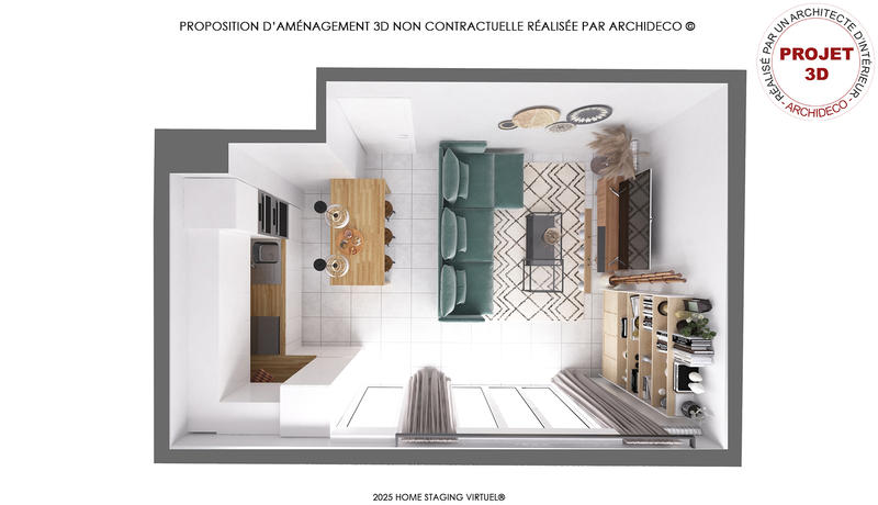 Appartement - 42 m² - 2 pièces