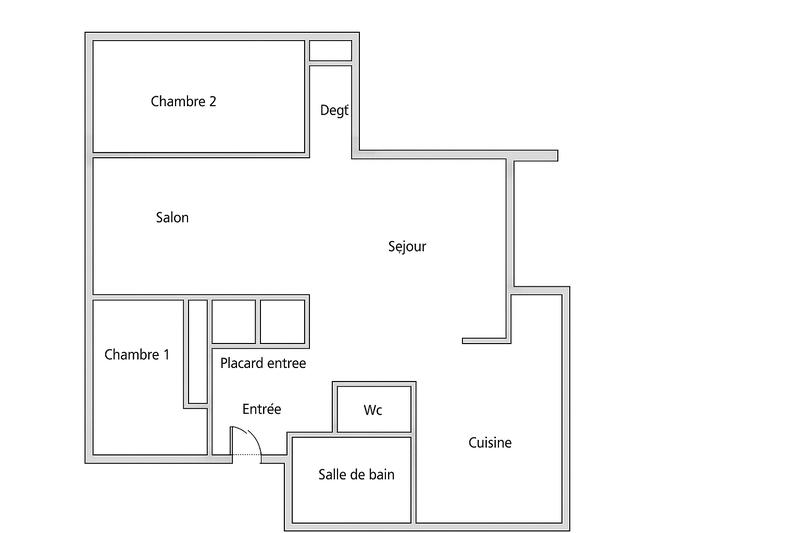 Appartement - 66 m² - 4 pièces