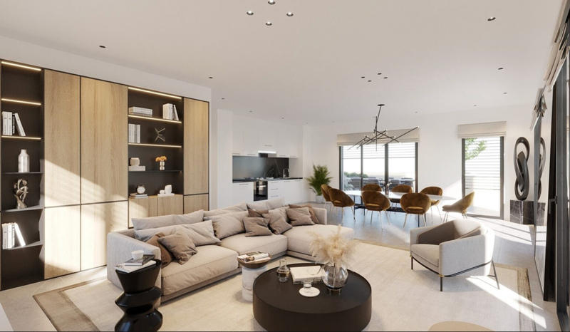 Appartement - 90 m² - 4 pièces