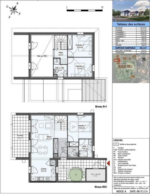Maison - 83 m² - 4 pièces