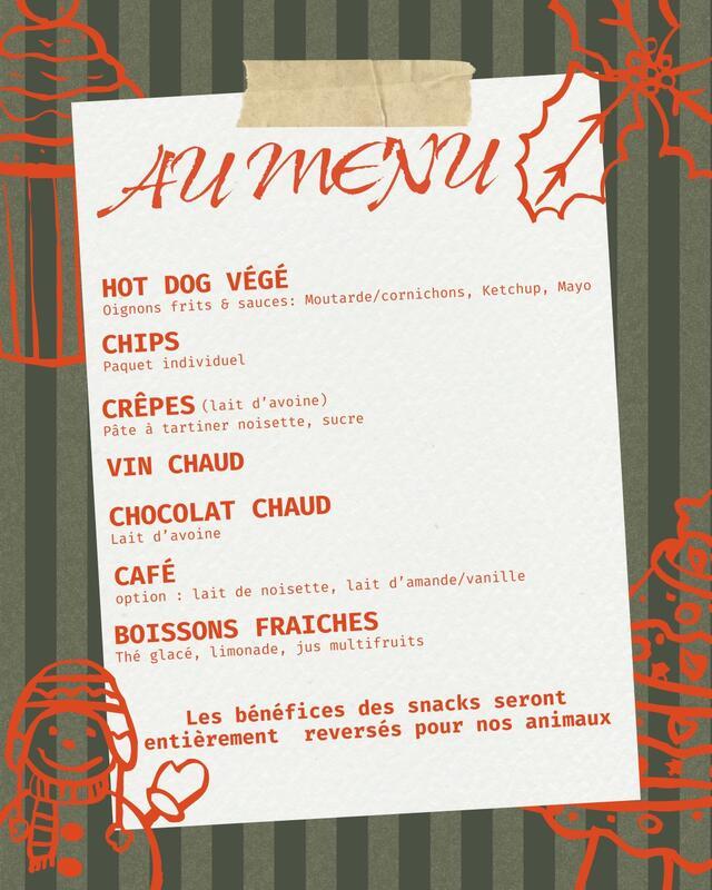 Brocante de noël en soutien à une association de protection animale