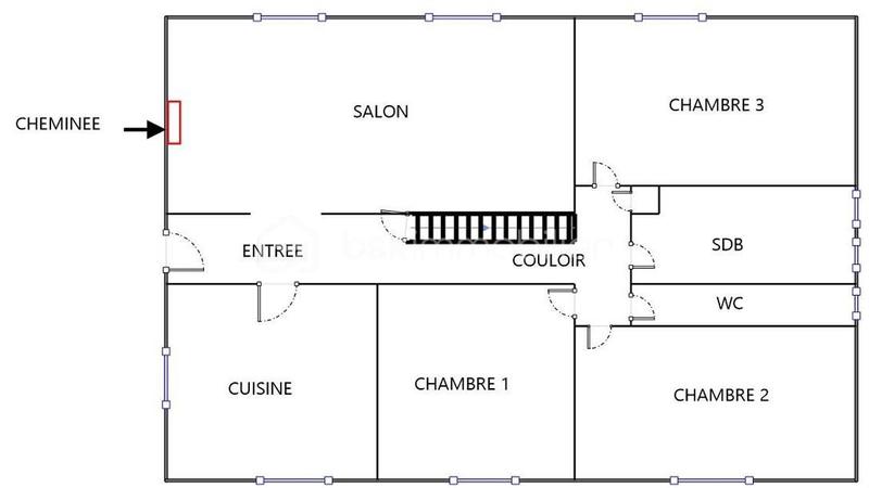 Maison de ville - 125 m² - 5 pièces