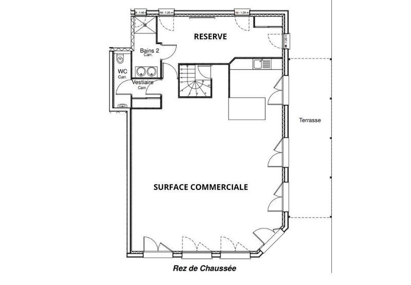 Local commercial - 185 m²