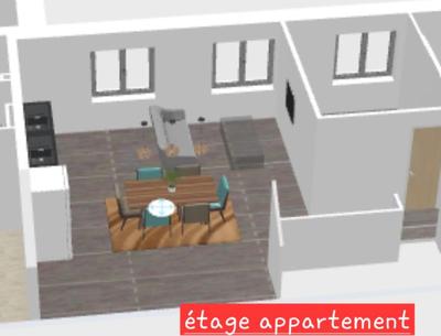 Loft - 67 m² - 3 pièces