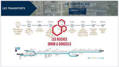 Appartement - 54 m² - 2 pièces