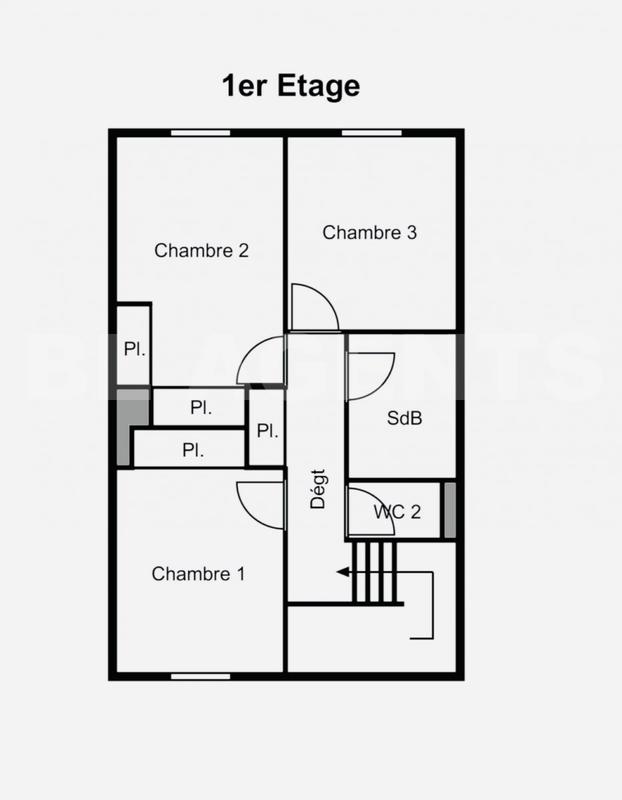Maison - 91 m² - 5 pièces