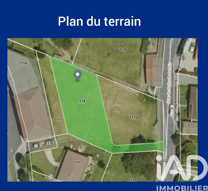 Terrain - 613 m²