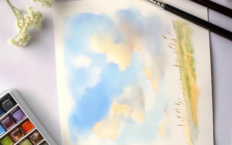 Ateliers Manufacture Pays Basque - Atelier aquarelle "étude du ciel"