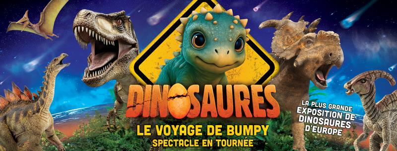 Dinosaures: le voyage de Bumpy®, l'exposition-spectacle - Tour 2026