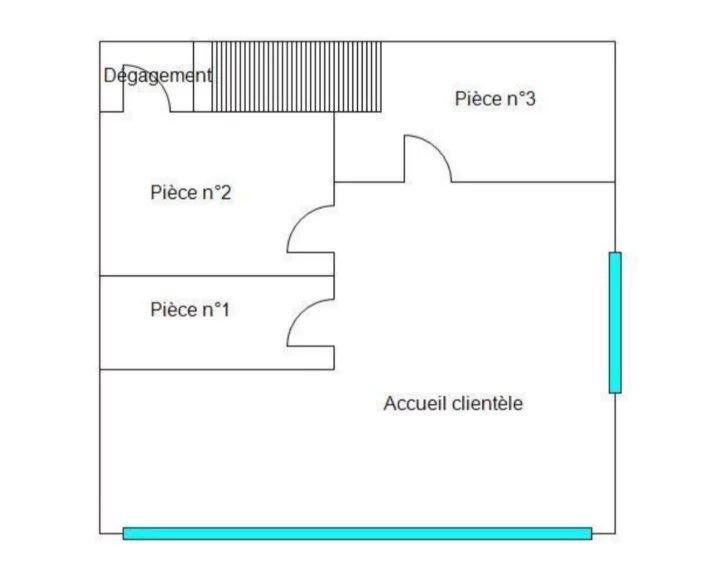 Magasins - 85 m² - 5 pièces
