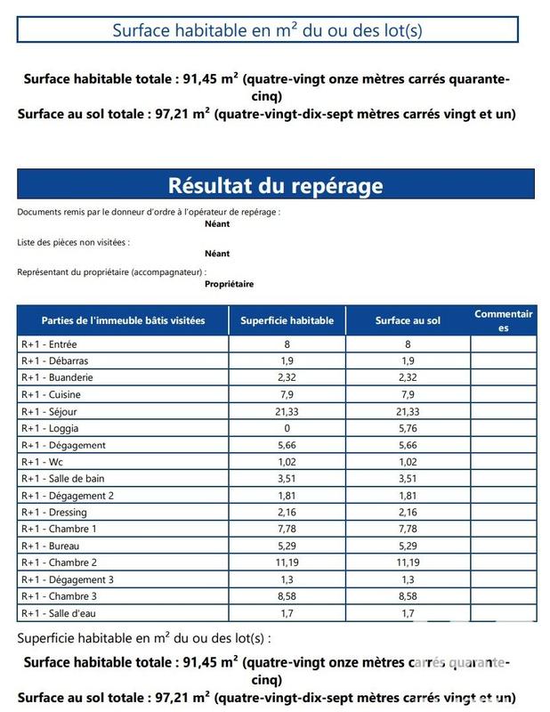 Appartement - 91 m² - 5 pièces