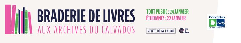 Braderie de livres aux Archives du Calvados