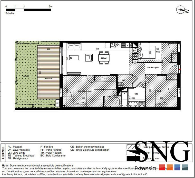 Appartement - 88 m² - 4 pièces