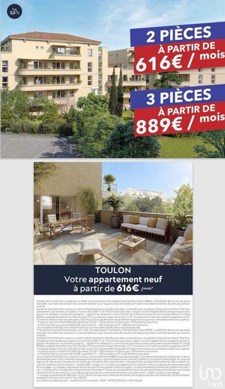 Appartement - 39 m² - 2 pièces