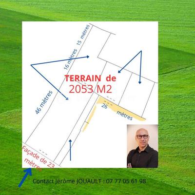 Terrain constructible - 2 053 m²