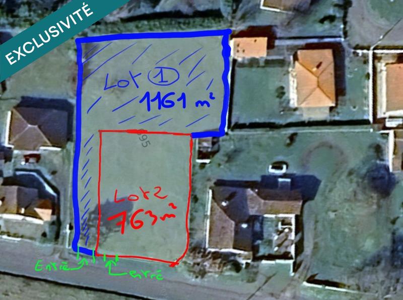 Terrain - 1 161 m²