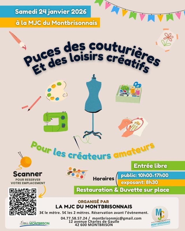 Puces des couturières et des loisirs créatifs
