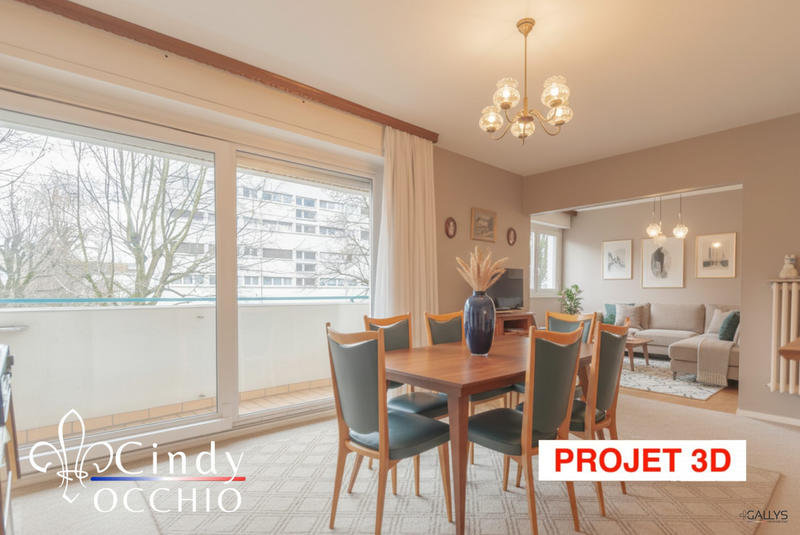 Appartement - 77 m² - 3 pièces