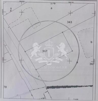 Terrain constructible - 947 m²