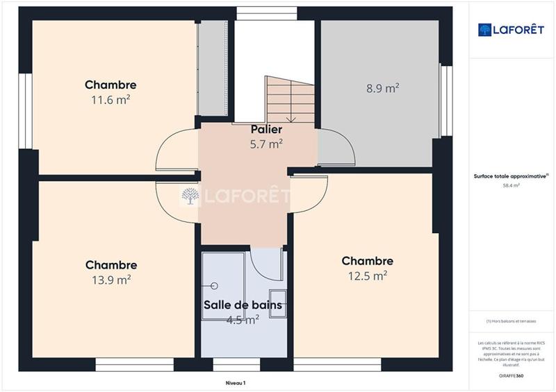 Maison - 120 m² - 7 pièces