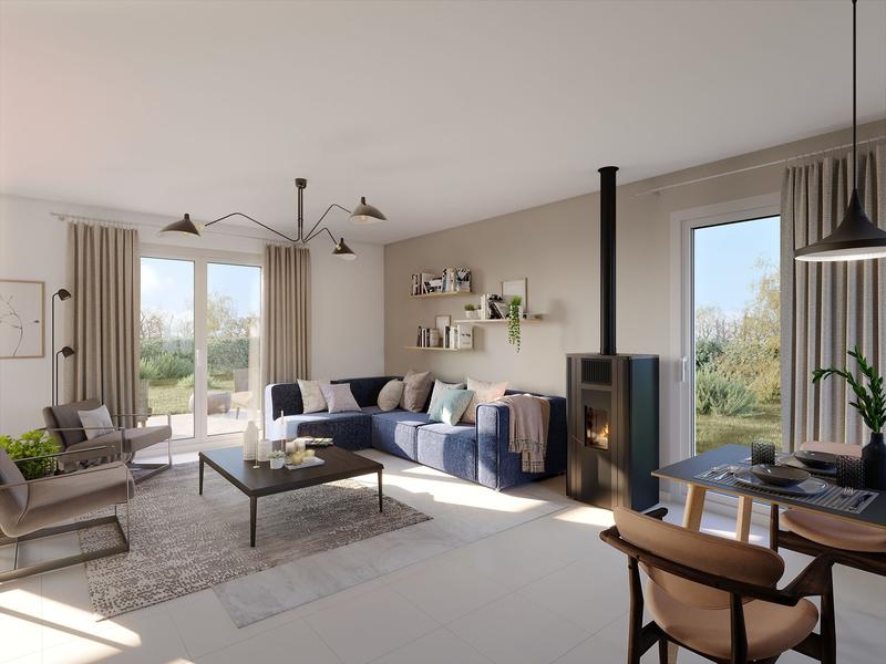 Maison - 108 m² - 4 pièces