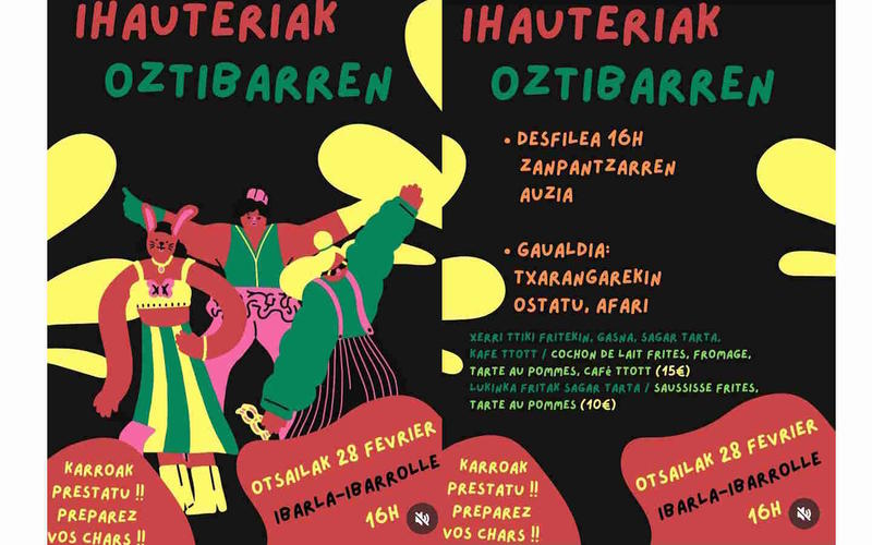 Oztibarreko ihauteriak : Carnaval d'Oztibarre