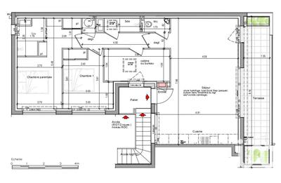 Appartement - 77 m² - 3 pièces