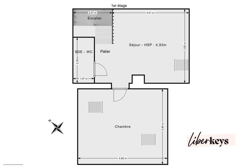 Maison de village - 53 m² - 3 pièces